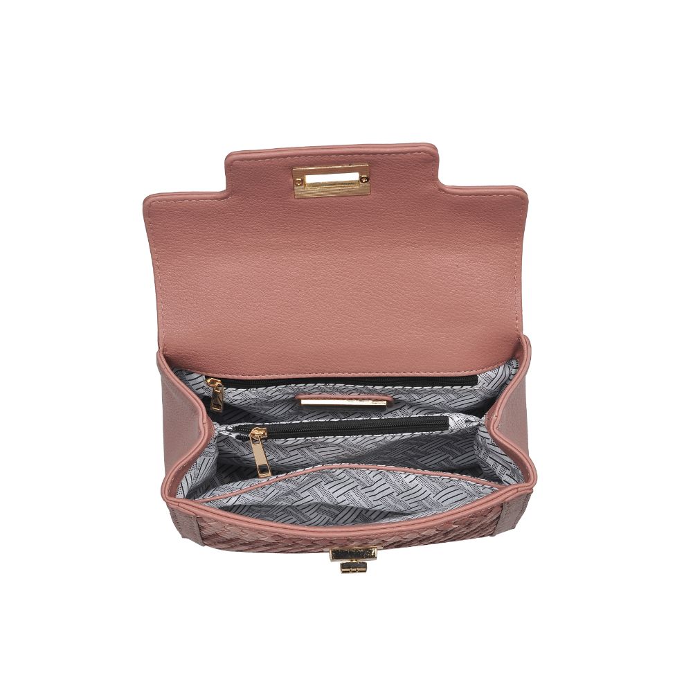 Woman wearing French Rose Urban Expressions Marcia Crossbody 840611170392 View 9 | French Rose