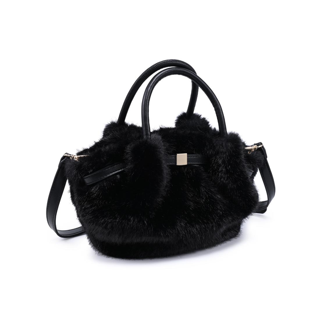 Urban Expressions Selena - Faux Fur Crossbody 840504210600 View 2 | Black