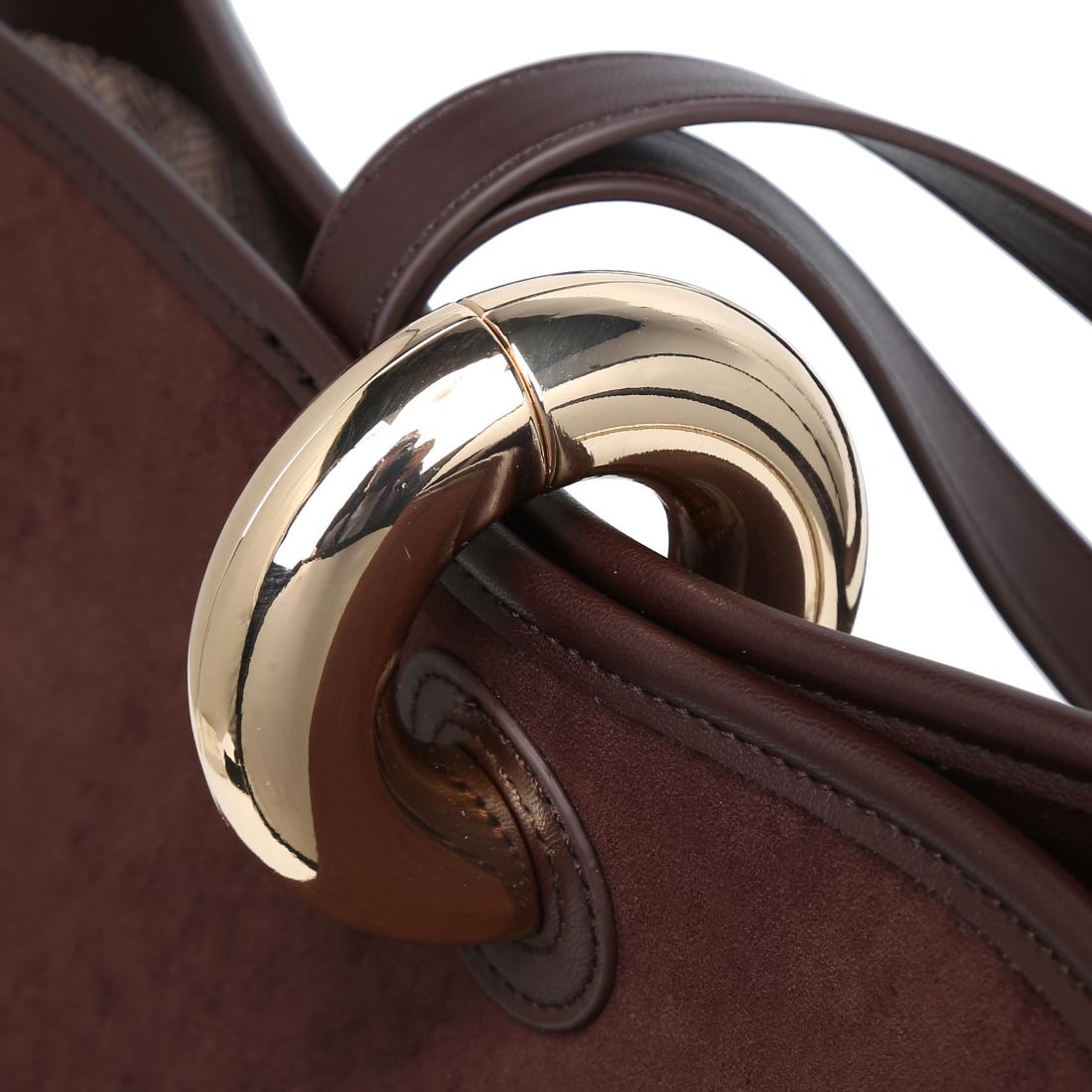 Urban Expressions Raelynn - Faux Suede Tote 840504216015 View 8 | Chocolate