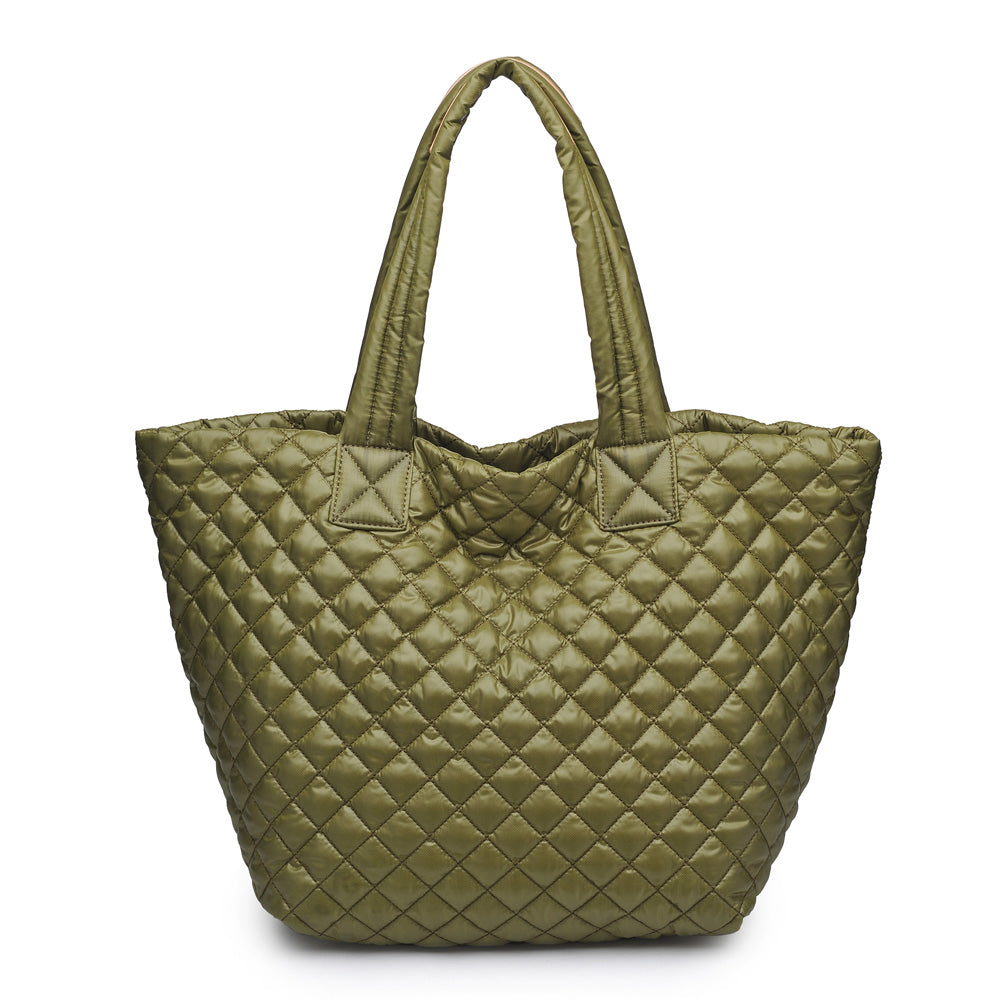 Woman wearing Olive Urban Expressions Breakaway Tote 840611148940 View 7 | Olive