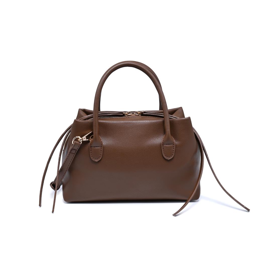 Woman wearing Chocolate Urban Expressions Logan Crossbody 840504205361 View 5 | Chocolate