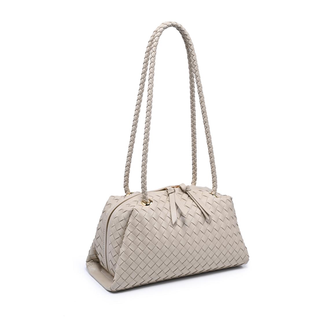 Woman wearing Oatmilk Urban Expressions Chloe Shoulder Bag 840504204388 View 6 | Oatmilk