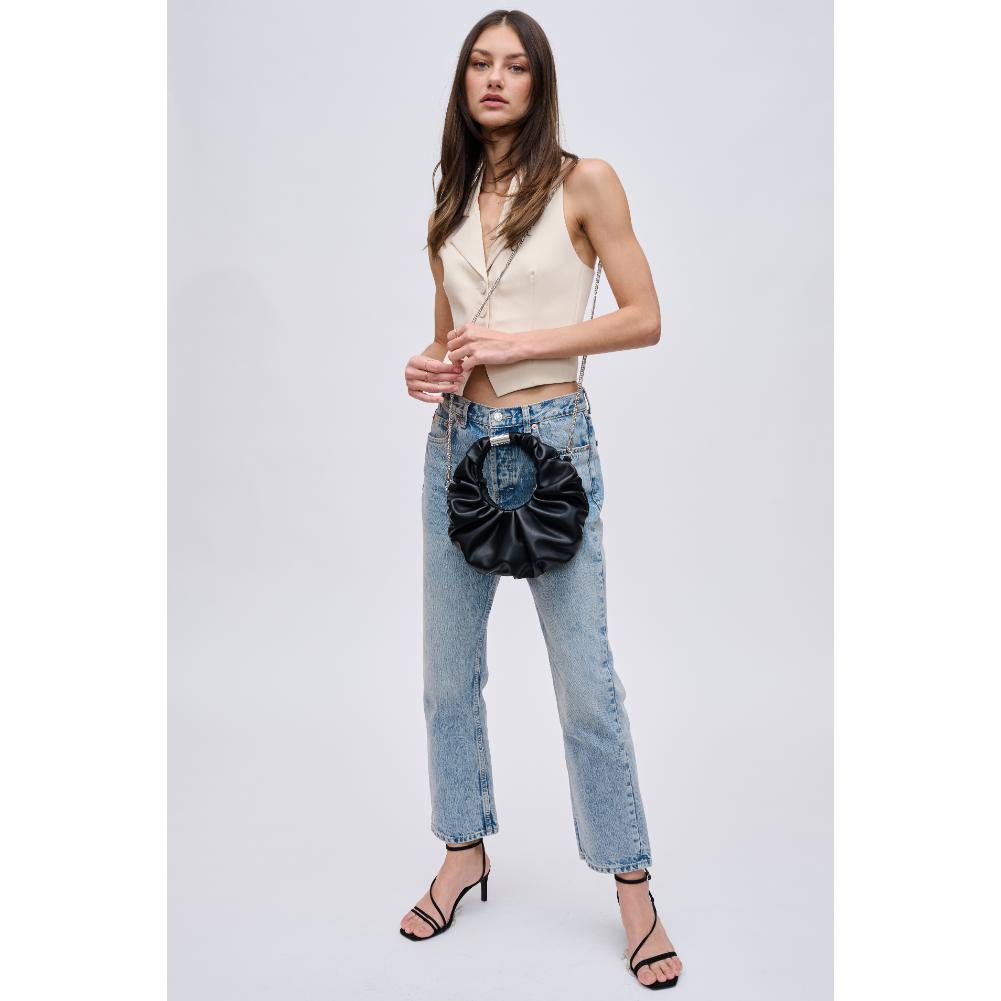 Woman wearing Black Urban Expressions Sasha Crossbody 840611191458 View 3 | Black