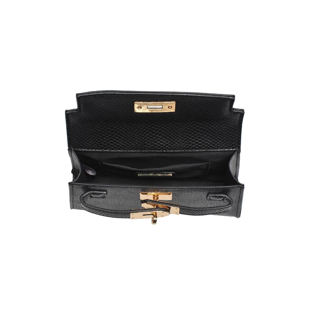 Product Image of Urban Expressions Georgina Snake Crossbody 840611181268 View 8 | Black