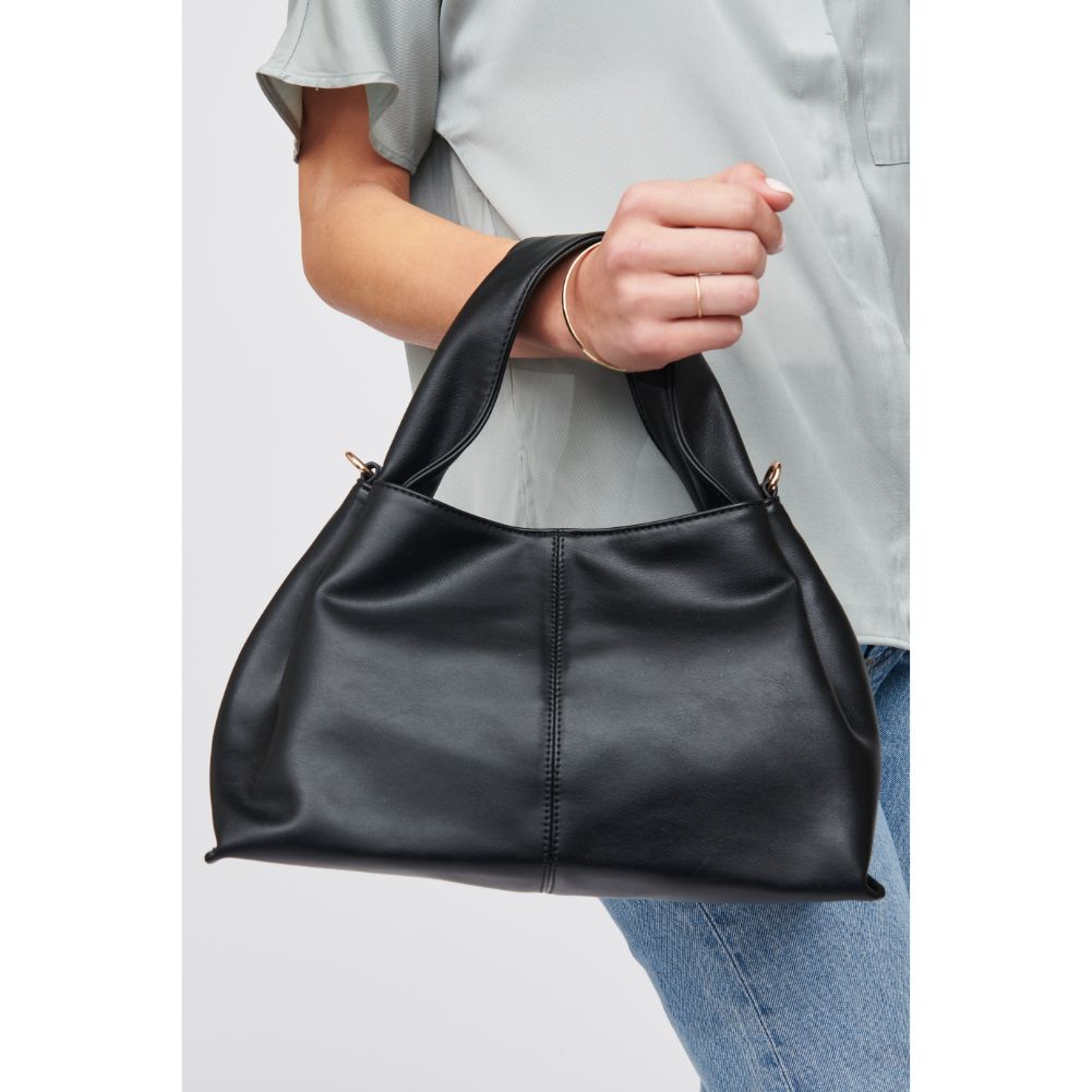 Woman wearing Black Urban Expressions Nancy Shoulder Bag 818209016834 View 4 | Black