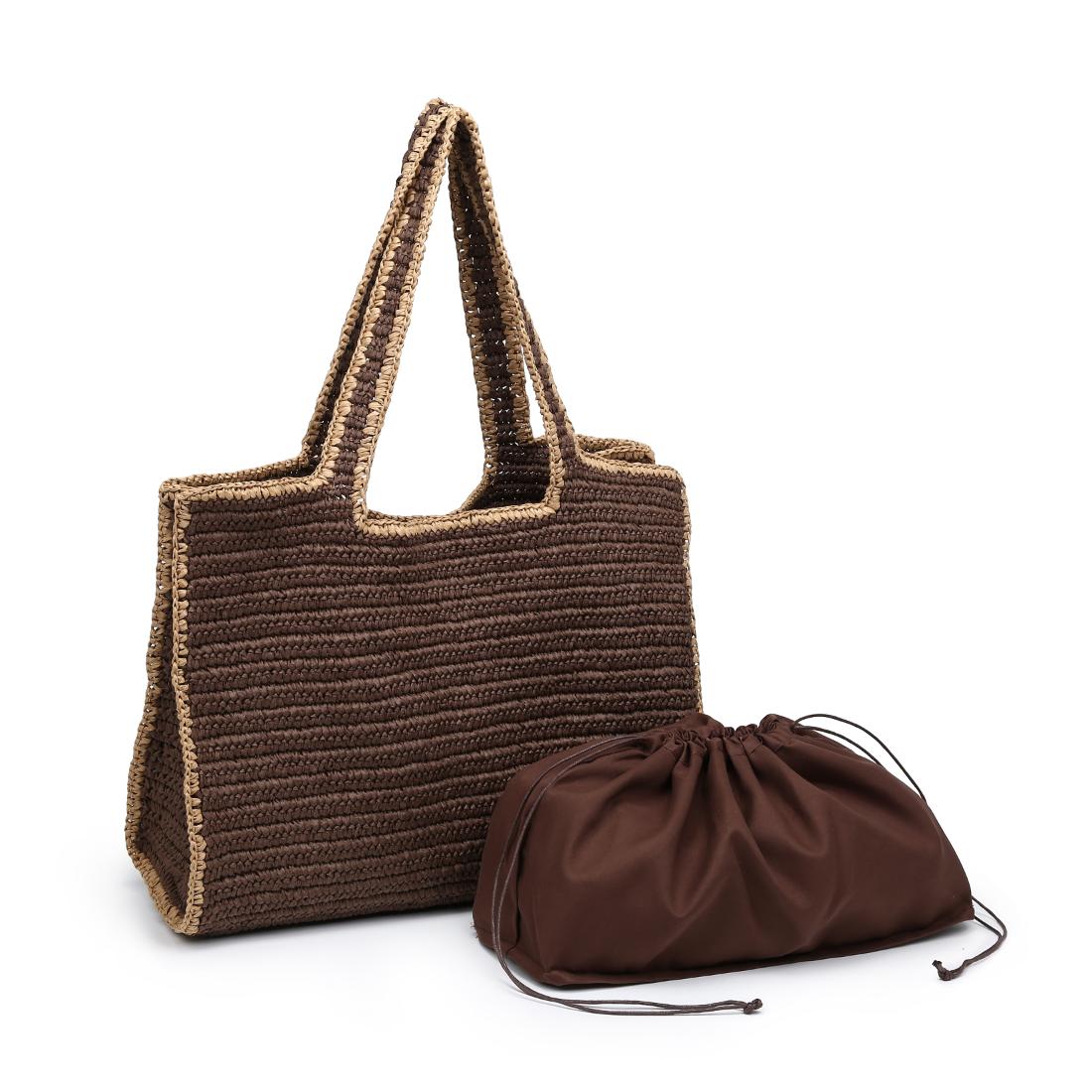 Urban Expressions Enid Tote 840504211461 View 6 | Chocolate