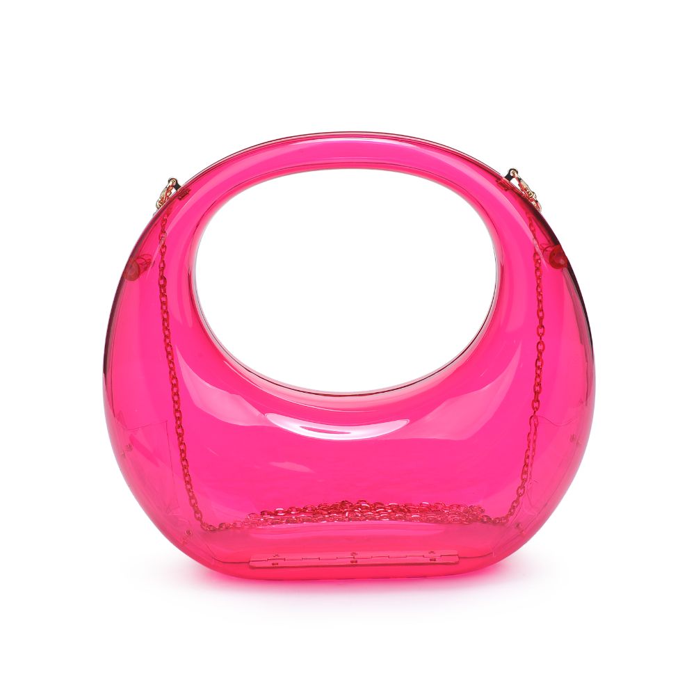 Woman wearing Magenta Urban Expressions Bess Evening Bag 840611109958 View 7 | Magenta