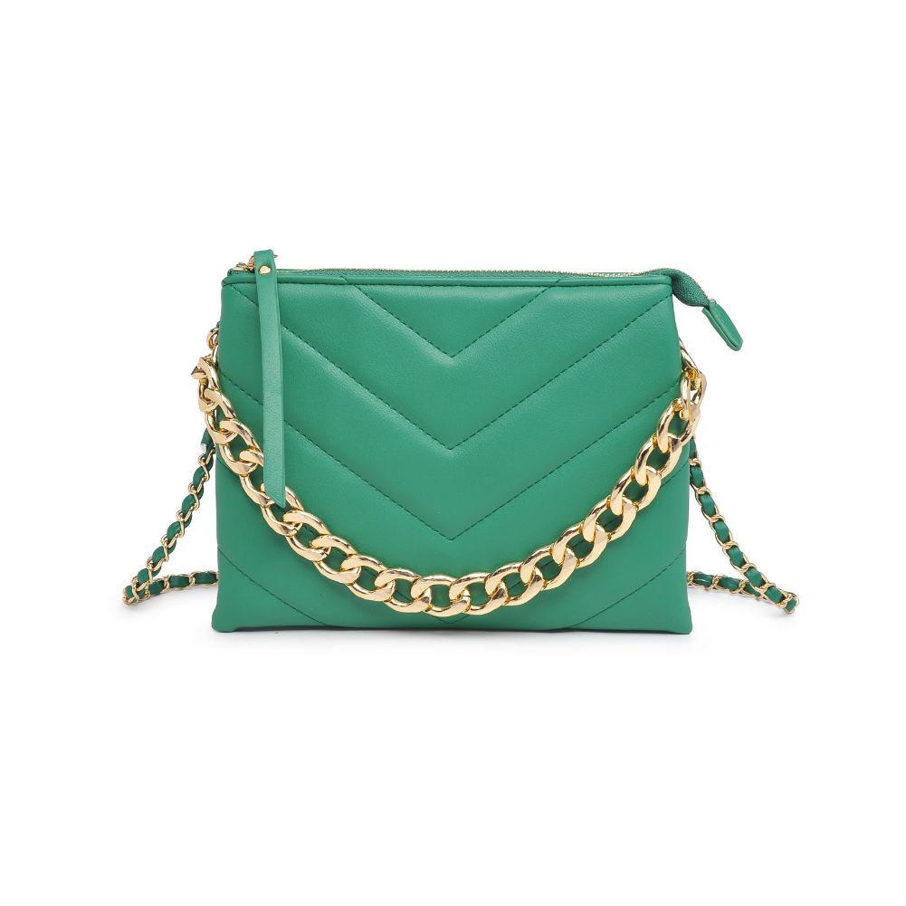 Product Image of Urban Expressions Andie Crossbody 818209015608 View 5 | Kelly Green