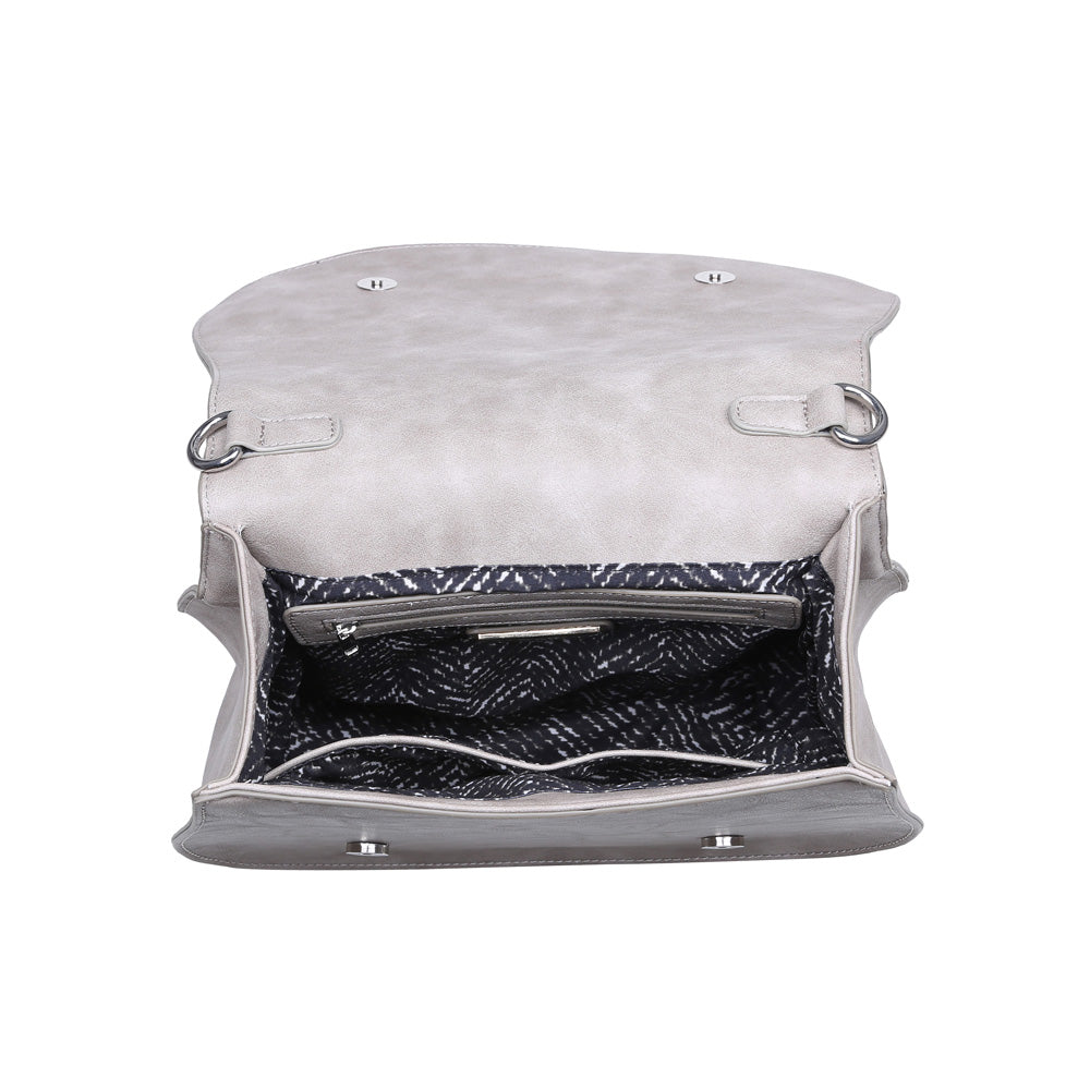 Product Image of Urban Expressions Khloe Crossbody 840611129376 View 4 | Dove Grey