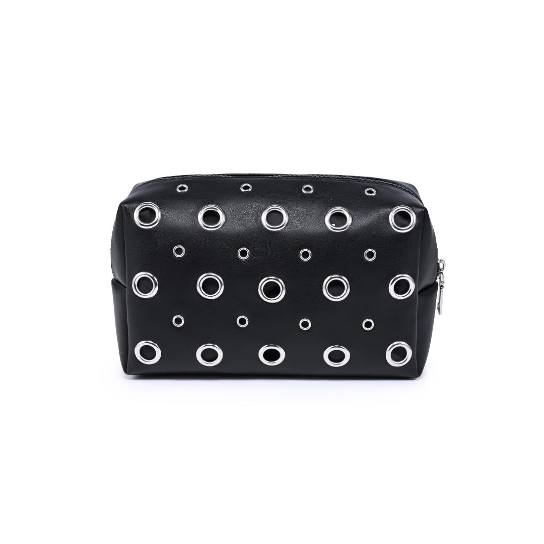 Urban Essentials Grommet Revival Cosmetic & Travel Organizer Pouch 840504210549 View 7 | Black