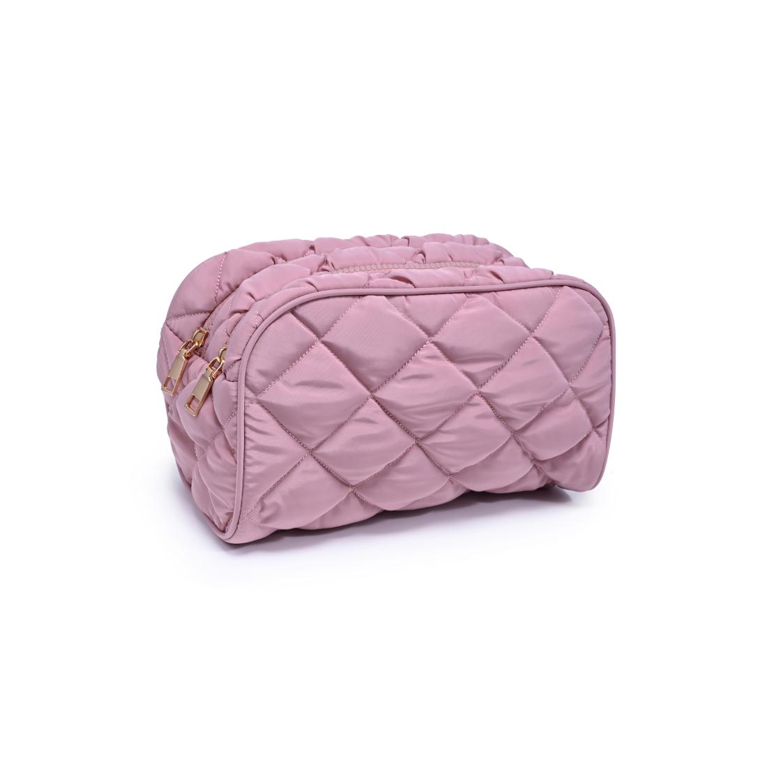 Product Image of Urban Expressions Daily Duo - Quilted Puffer Cosmetic Pouch 840504207365 View 2 | Rose