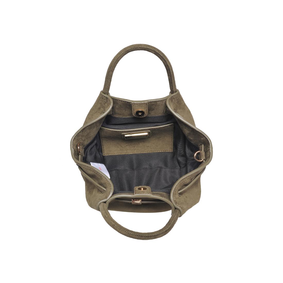 Product Image of Urban Expressions Selena - Faux Suede Crossbody 840611199195 View 8 | Olive