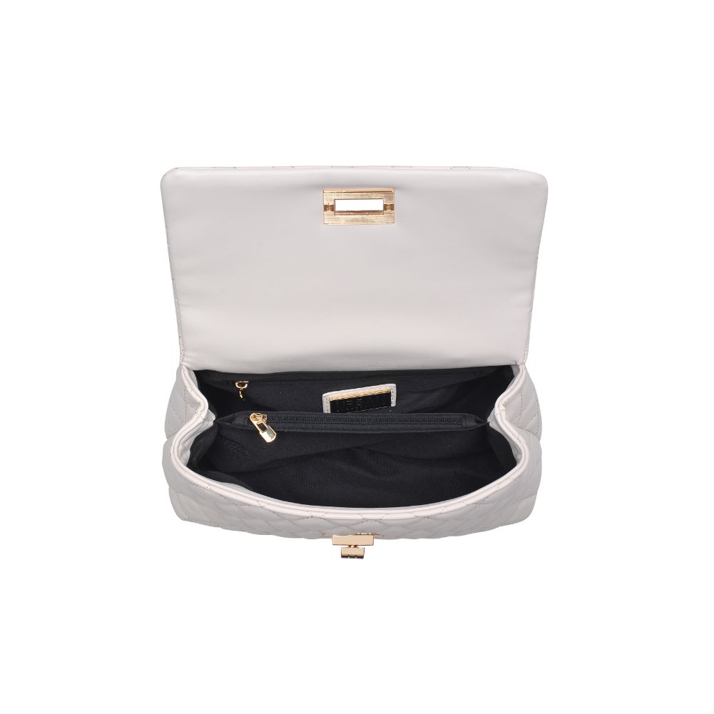 Woman wearing Oatmilk Urban Expressions Cordelia - Quilted Crossbody 840611106339 View 9 | Oatmilk