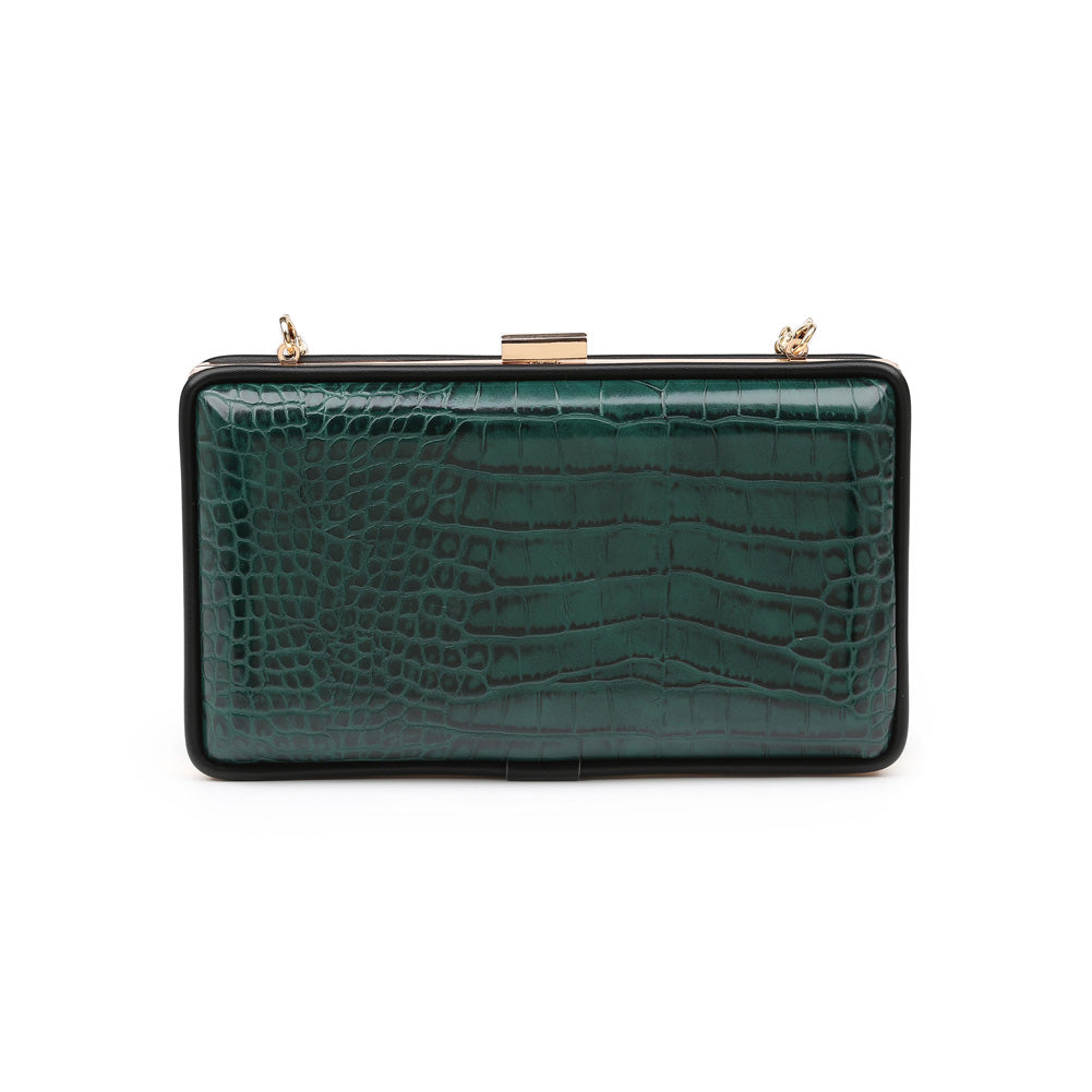 Product Image of Urban Expressions Elizabeth Clutch NA-840611157171 View 3 | Emerald