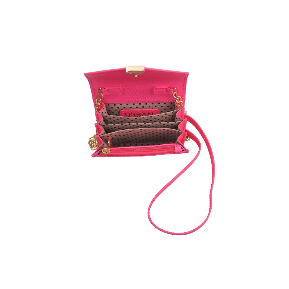 Product Image of Urban Expressions Jasmine Crossbody 840611171214 View 4 | Neon Pink