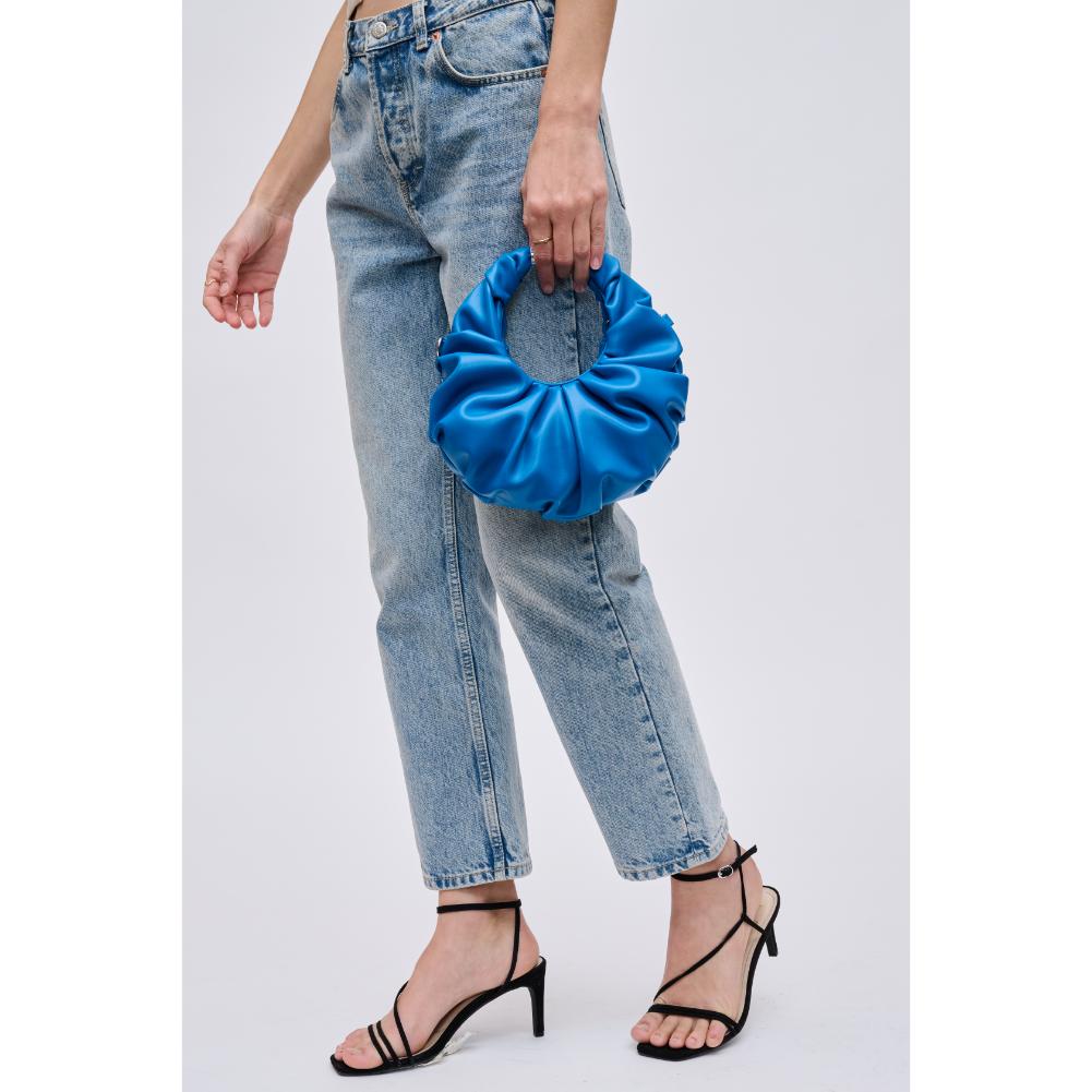 Woman wearing Royal Blue Urban Expressions Sasha Crossbody 840611191465 View 3 | Royal Blue