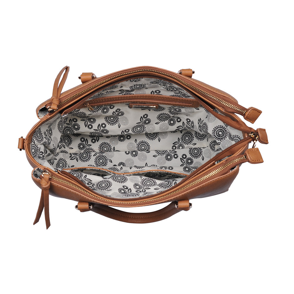 Product Image of Urban Expressions Lori Satchel NA-840611160171 View 4 | Tan