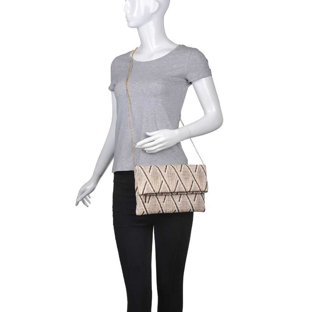 Product Image of Urban Expressions Evie Clutch 840611172242 View 5 | Black White