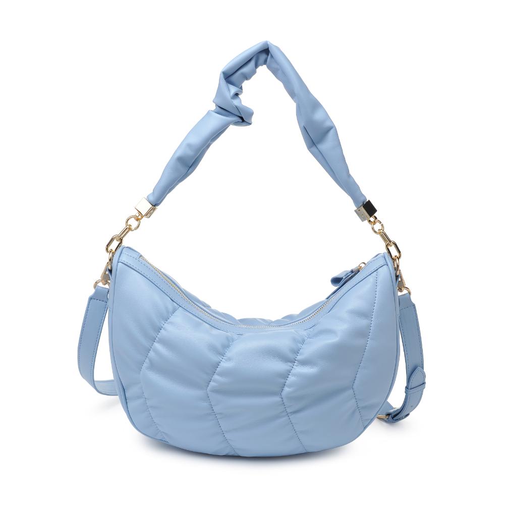 Woman wearing Sky Blue Urban Expressions Whitney Crossbody 840611130594 View 7 | Sky Blue