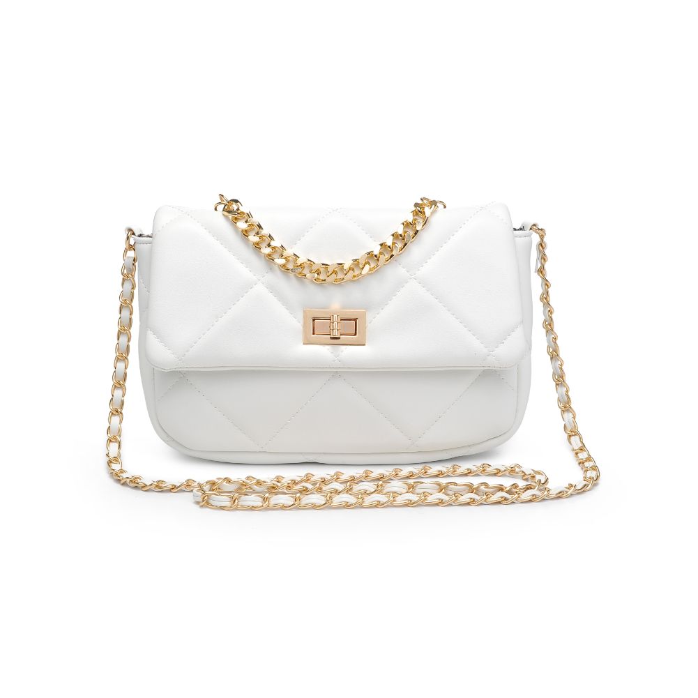 Product Image of Urban Expressions Emily Crossbody 840611178954 View 5 | White