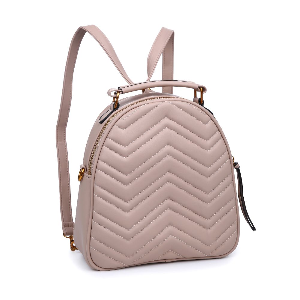 Product Image of Urban Expressions Cameron V Stitch Single Zip Backpack 840611168528 View 2 | Natural