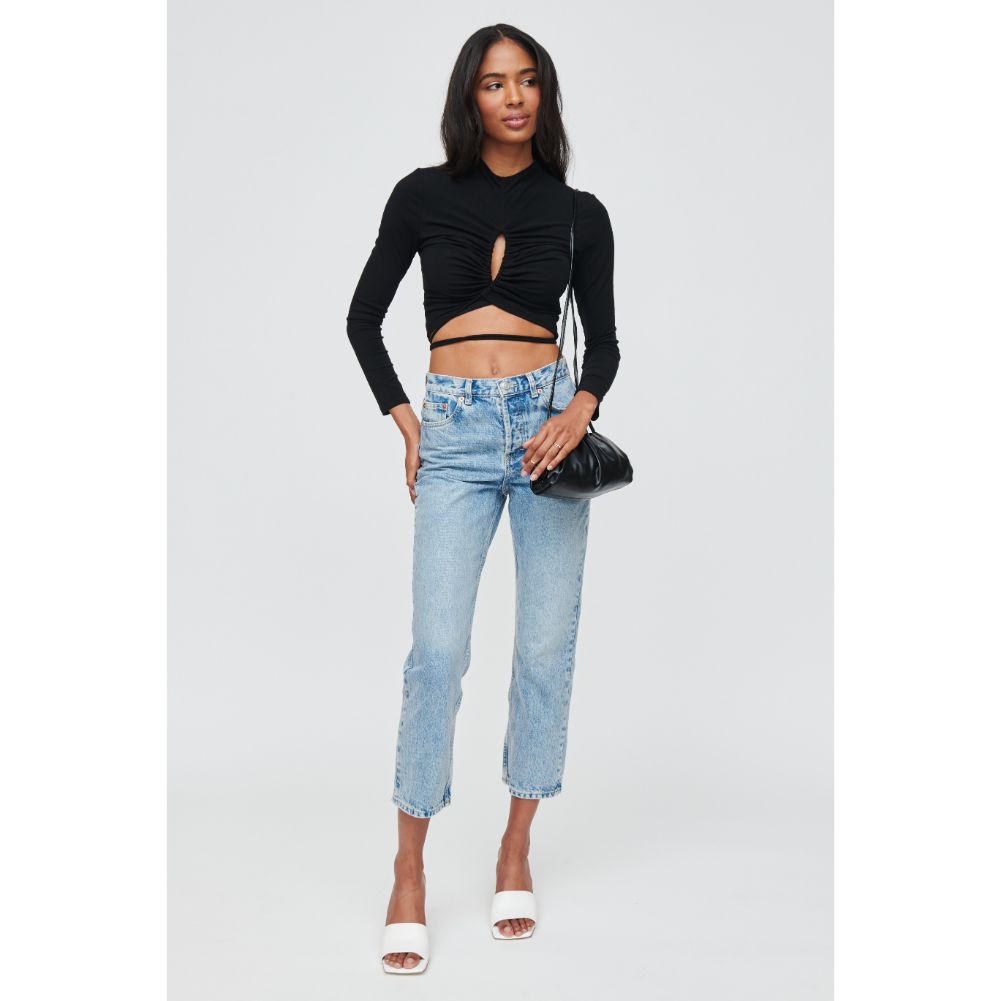 Woman wearing Black Urban Expressions Monica Crossbody 840611104908 View 4 | Black