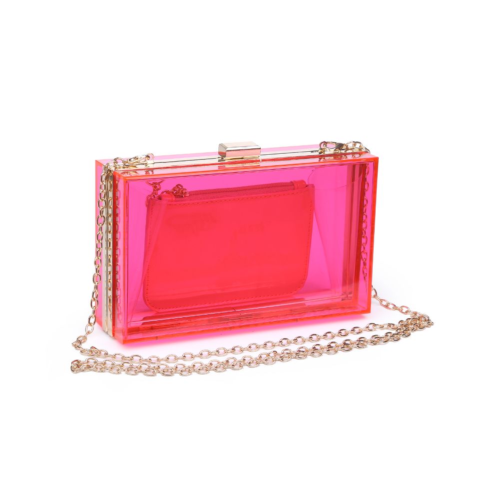 Product Image of Urban Expressions Nikki Evening Bag 840611168320 View 2 | Neon Pink