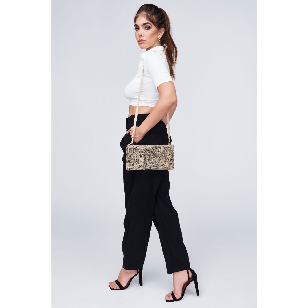 Woman wearing Natural Urban Expressions Malika Clutch 818209010467 View 3 | Natural