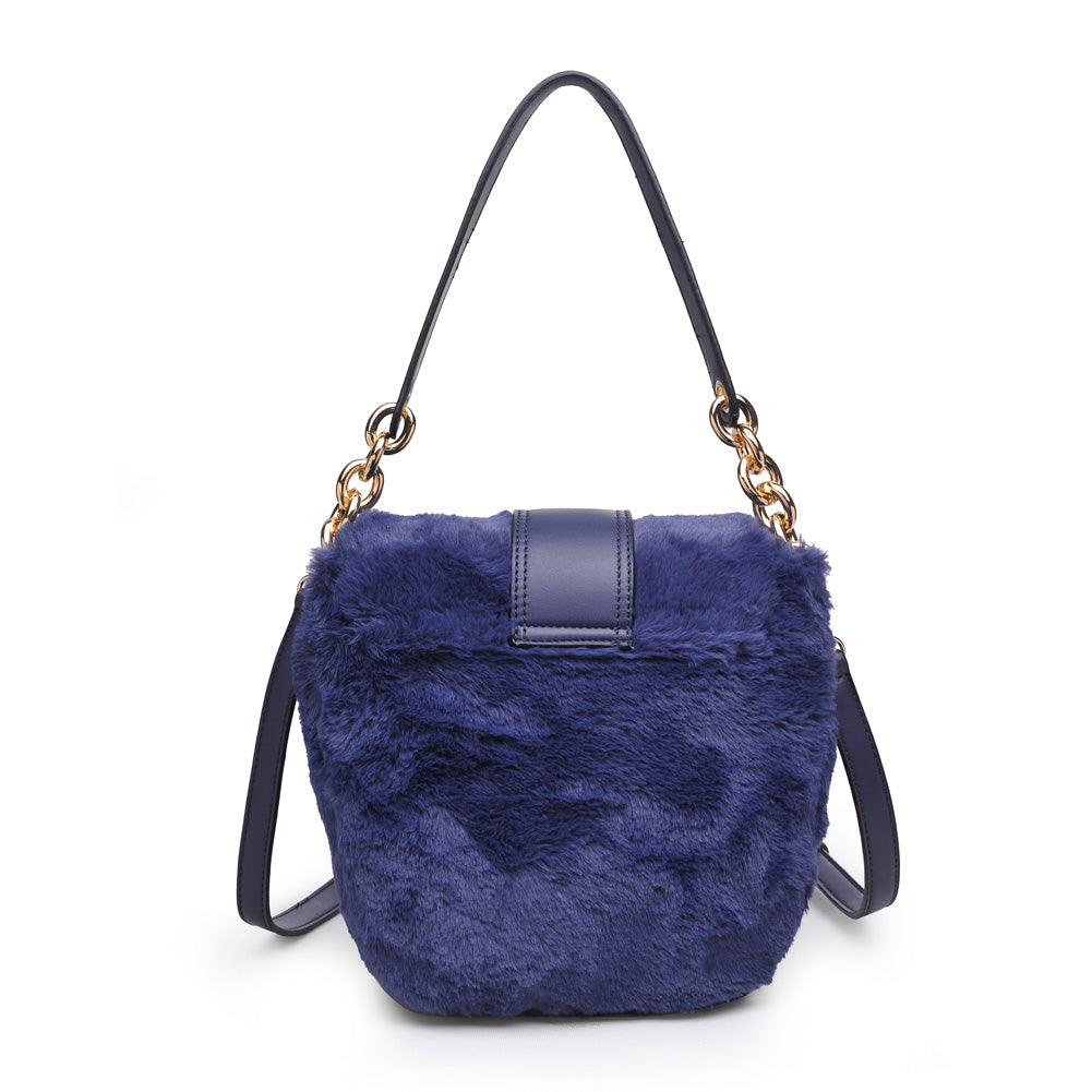 Woman wearing Navy Urban Expressions Sully Crossbody NA-840611154316 View 7 | Navy
