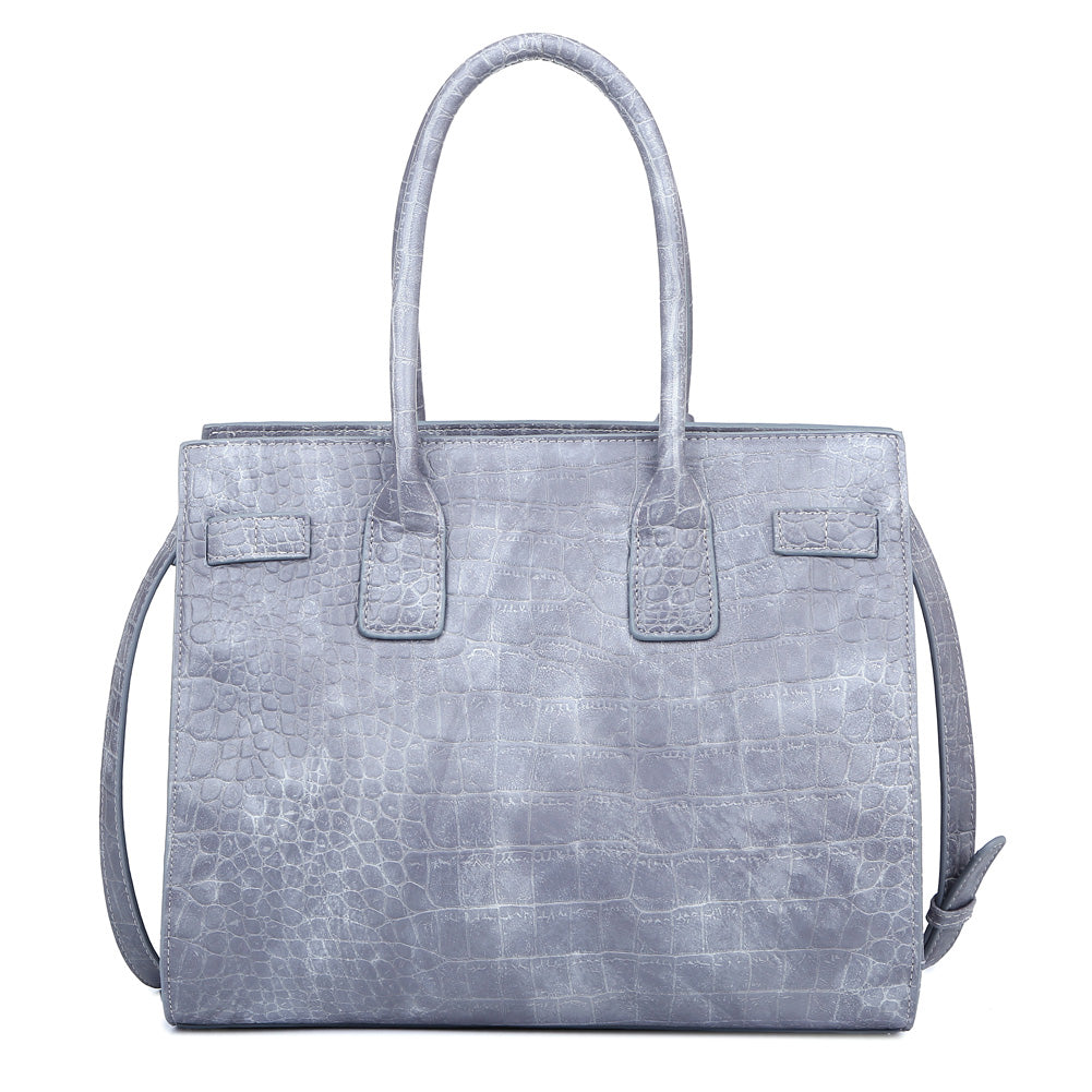 Product Image of Urban Expressions Spears Tote NA-840611155535 View 3 | Slate