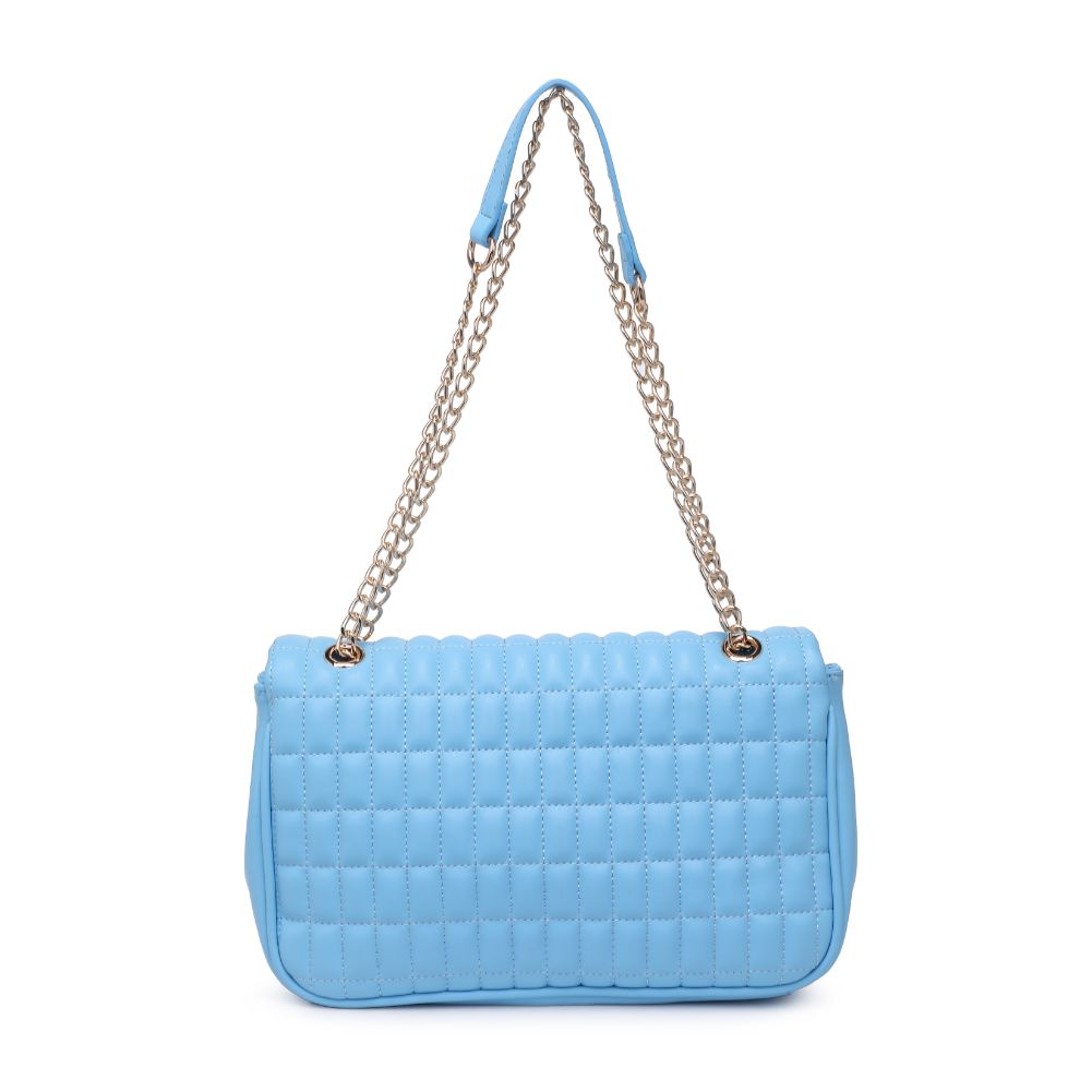 Woman wearing Sky Blue Urban Expressions Farah Crossbody 840611107138 View 7 | Sky Blue