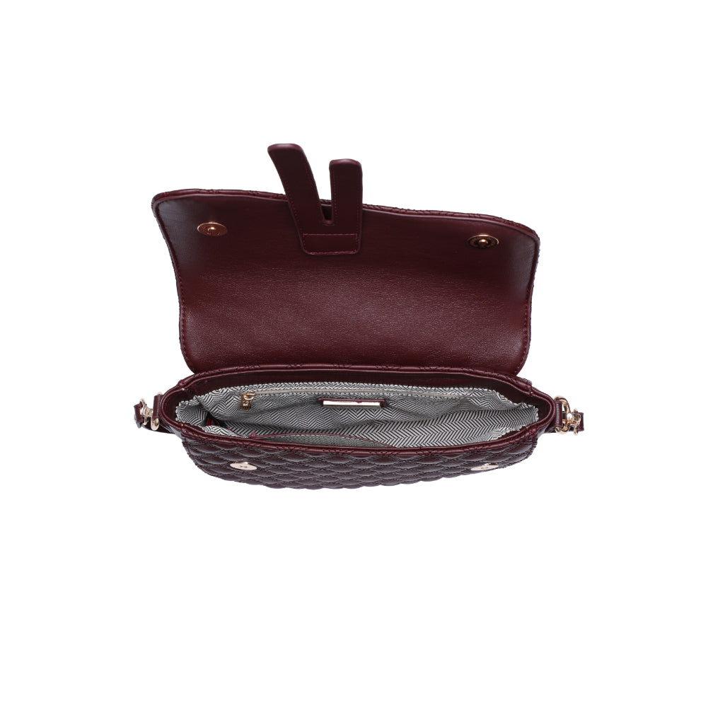 Woman wearing Chocolate Urban Expressions Lorena Baguette 818209011358 View 9 | Chocolate