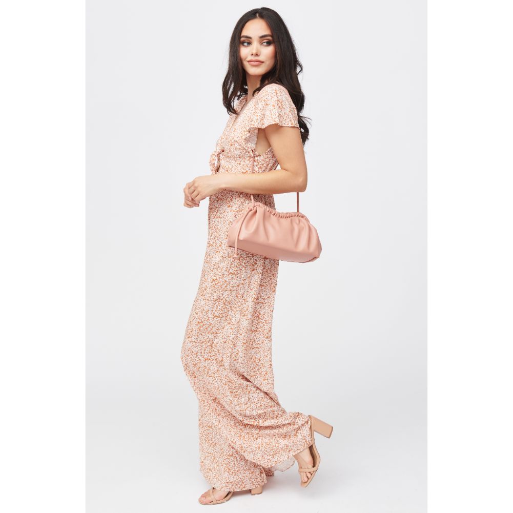 Woman wearing Pink Urban Expressions Macie Clutch 840611182418 View 3 | Pink