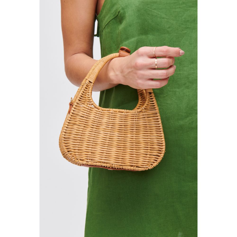 Woman wearing Natural Urban Expressions Fiji Crossbody 840611107183 View 4 | Natural