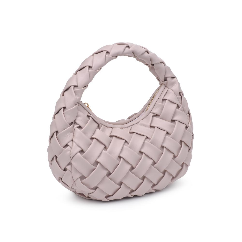 Woman wearing Oatmilk Urban Expressions Noreen Clutch 840611193674 View 6 | Oatmilk