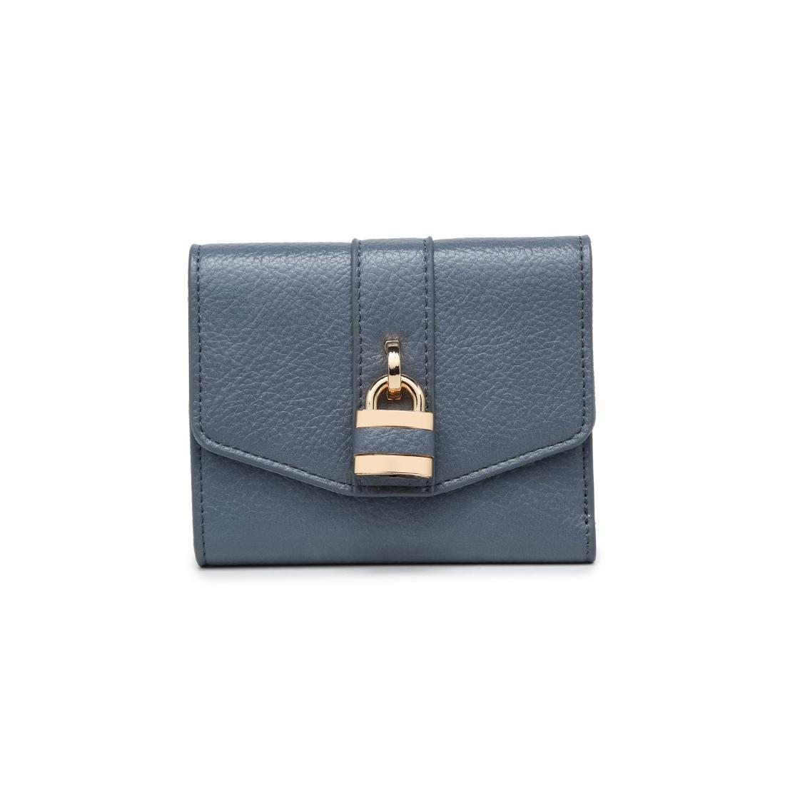 Woman wearing Denim Urban Expressions Andie Wallet 840504208126 View 5 | Denim