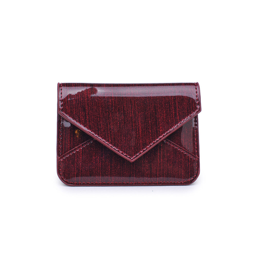 Product Image of Urban Expressions Fifi Glitter Card Holder NA-840611136633 View 1 | Red
