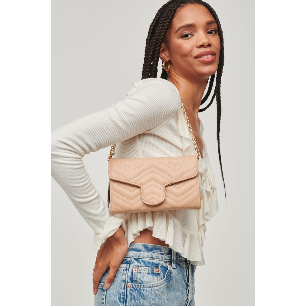 Woman wearing Natural Urban Expressions Gabriella Crossbody 840611110237 View 1 | Natural