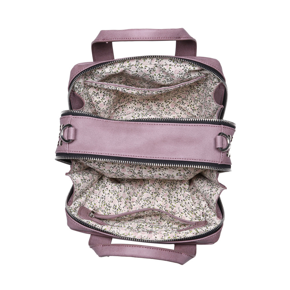 Product Image of Urban Expressions Cody Satchel NA-840611150820 View 4 | Mauve