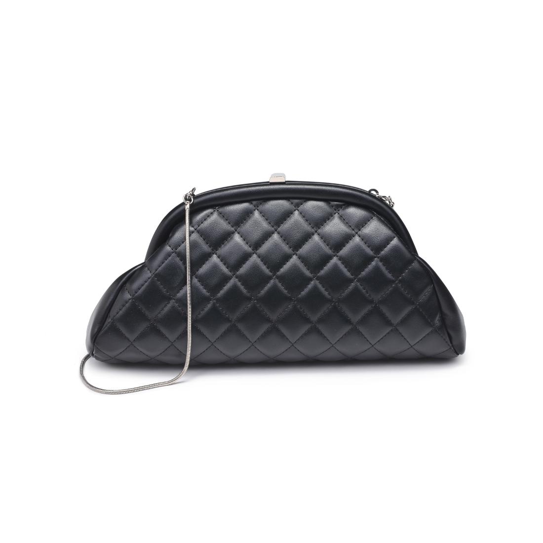 Product Image of Urban Expressions Ava - Quilted Clutch 840504200663 View 5 | Black