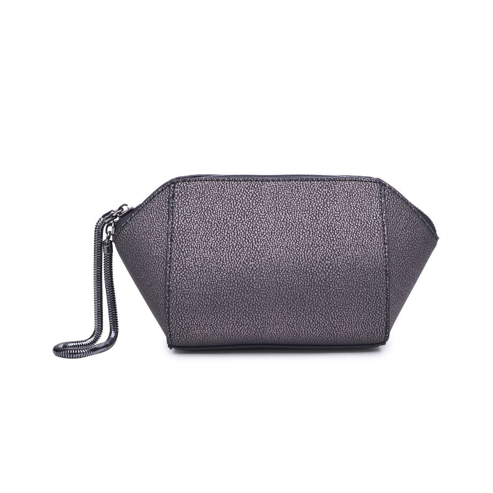 Product Image of Urban Expressions Bardot Cosmetic Pouch 840611136589 View 3 | Pewter