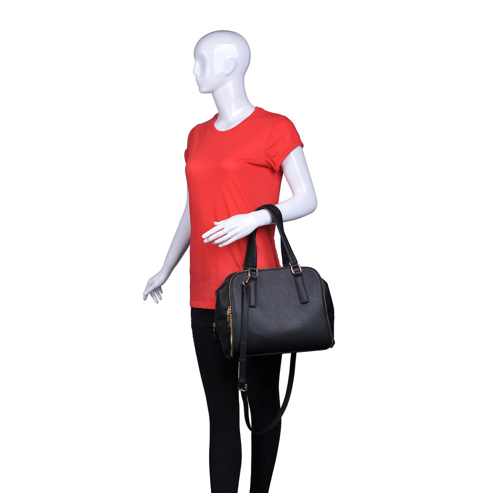 Product Image of Urban Expressions Adriana Satchel NA-840611159076 View 5 | Black