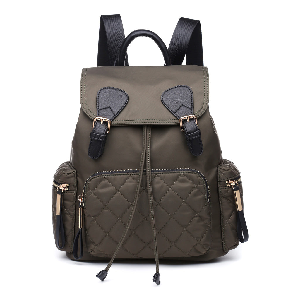 Product Image of Urban Expressions Waltz Backpack NA-840611154897 View 1 | Olive