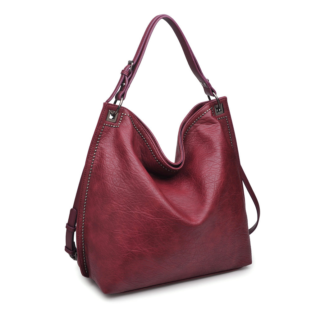 Product Image of Urban Expressions Kenya Hobo NA-840611153647 View 2 | Burgundy