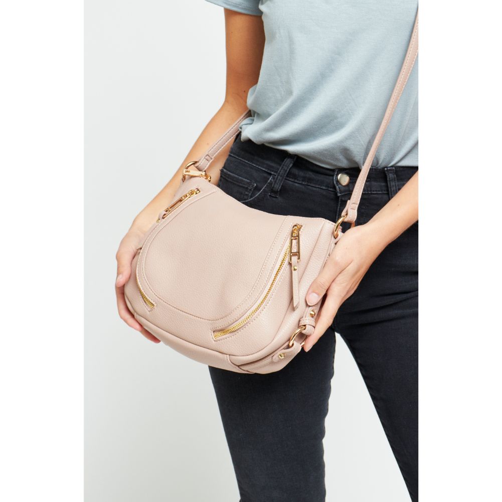 Woman wearing Natural Urban Expressions Sadie Crossbody 840611177162 View 4 | Natural