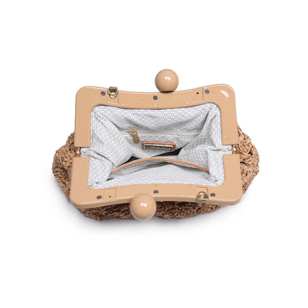 Woman wearing Tan Urban Expressions Naomi Crossbody 840611119681 View 9 | Tan