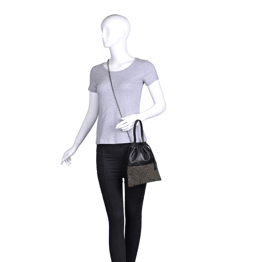 Product Image of Urban Expressions Jenna Evening Bag 840611166166 View 5 | Black