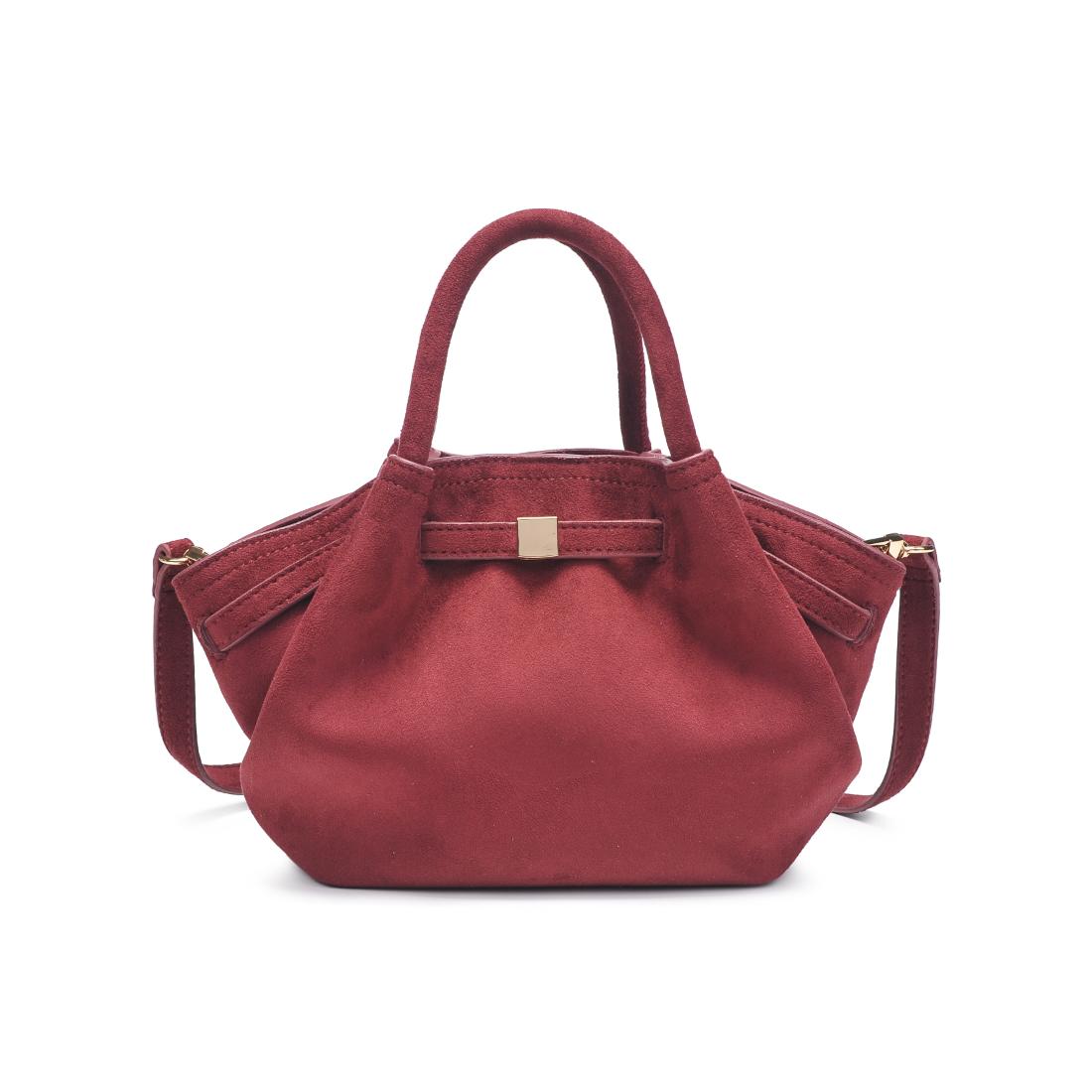 Product Image of Urban Expressions Selena - Faux Suede Crossbody 840611199218 View 5 | Wine