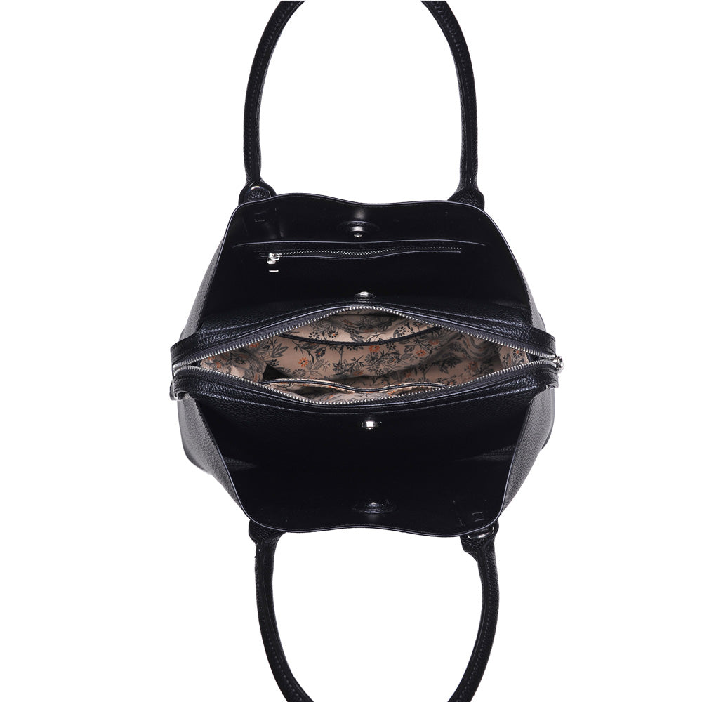 Product Image of Urban Expressions Arlette Satchel NA-840611138989 View 4 | Black