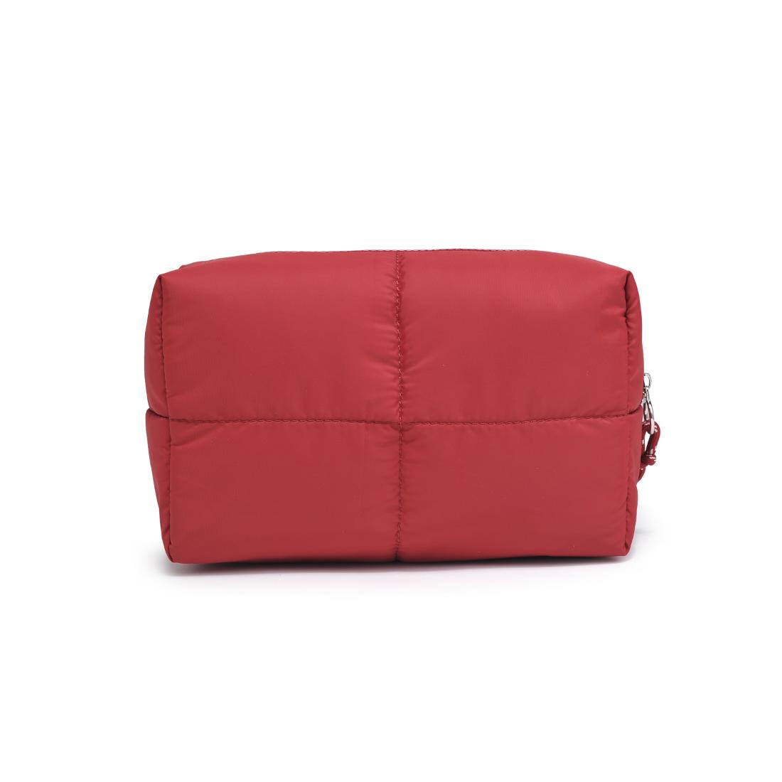 Urban Essentials Daydreamer - Nylon Cosmetic & Travel Organizer Pouch 840611197610 View 7 | Burgundy
